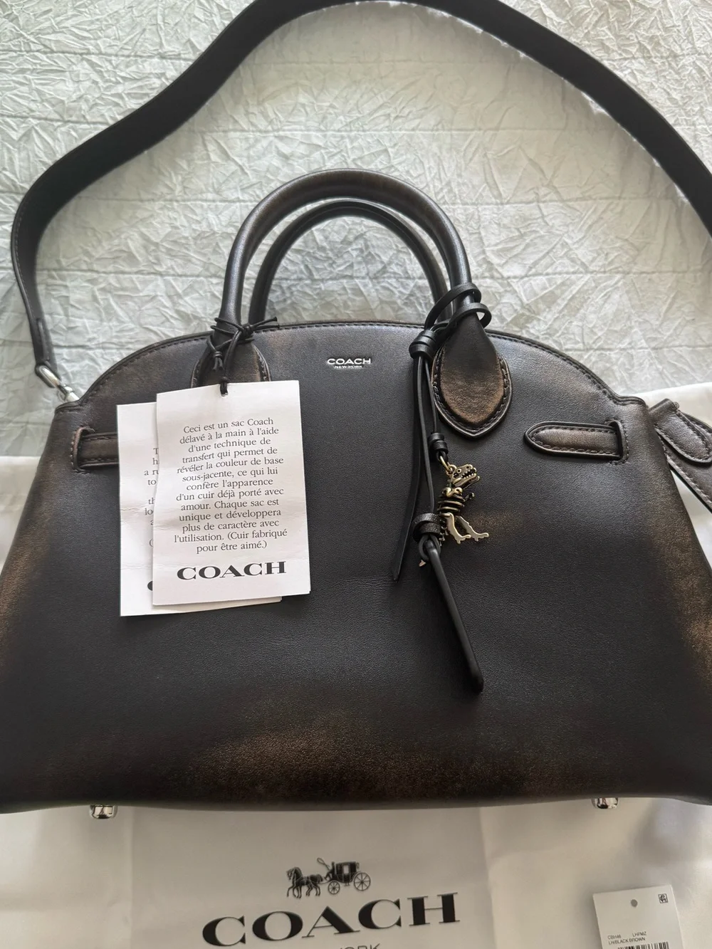 NWT Coach Loved Leather Empire 28 - Picture 13 of 14